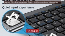 Jomaa Slim Rechargeable Bluetooth Keyboard and Mouse Set for Lapto... -- Best Deal 2026 | Shop Now!