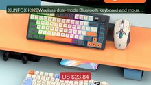 XUNFOX K920Wireless dual-mode Bluetooth keyboard and mouse set... -- Best Buy 2026 | Great Quality!