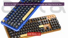AULA AC306 Wireless keyboard and mouse set Mechanical feel ... -- Top Pick 2026 | Unbeatable Price!