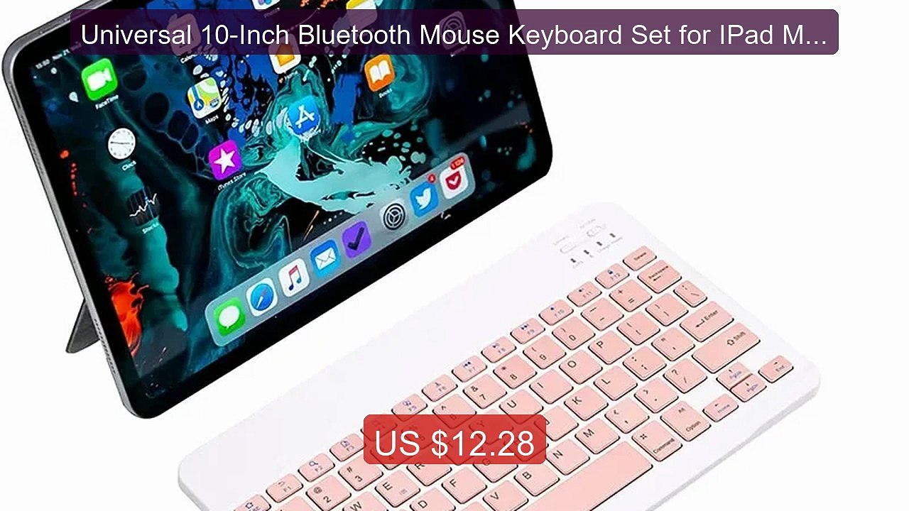 Universal 10-Inch Bluetooth Mouse Keyboard Set for IPad Mobile Phon... -- Top Rated 2026 | Buy Now!