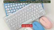 Korean 2.4G Wireless Keyboard and Mouse Protable Mini Keyboard Mou... -- Best Deal 2026 | Shop Now!