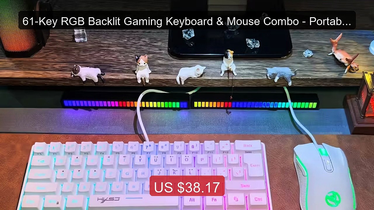 61-Key RGB Backlit Gaming Keyboard & Mouse Combo - Portable... -- Top Pick 2026 | Unbeatable Price!