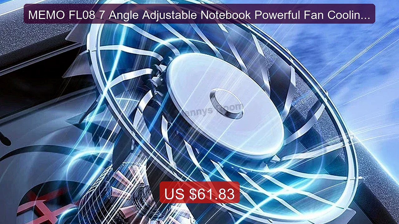 MEMO FL08 7 Angle Adjustable Notebook Powerful Fan Cooling Pad for ... -- Top Rated 2026 | Buy Now!