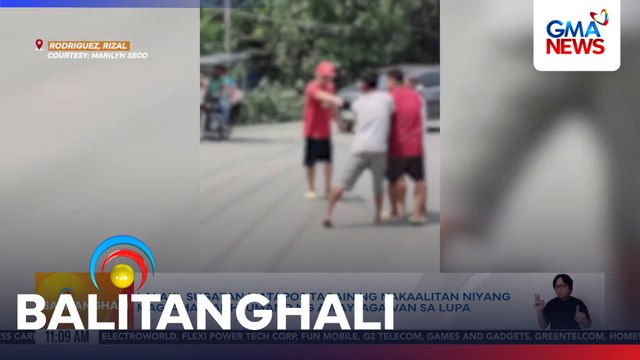 Lalaki, sugatan matapos tagain ng nakaalitan niyang mag-ama; sanhi umano ng away, agawan sa lupa | Balitanghali