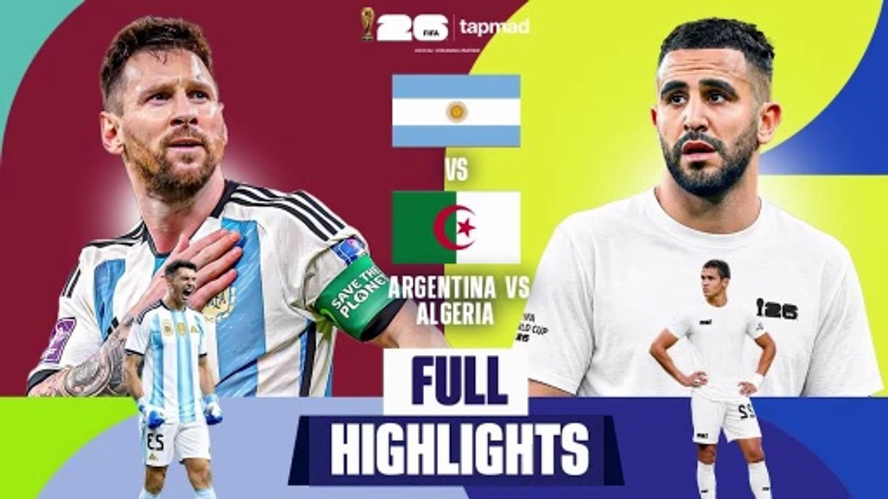 Argentina vs Algeria | Full Highlights | FIFA World Cup 2026™ | FIFA26