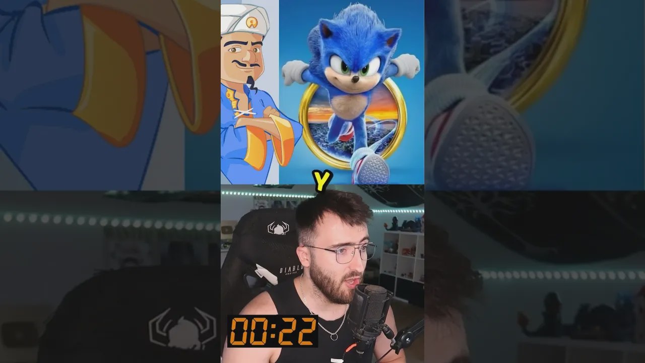Can Akinator Guess Sonic in Under 1 Minute? 😂