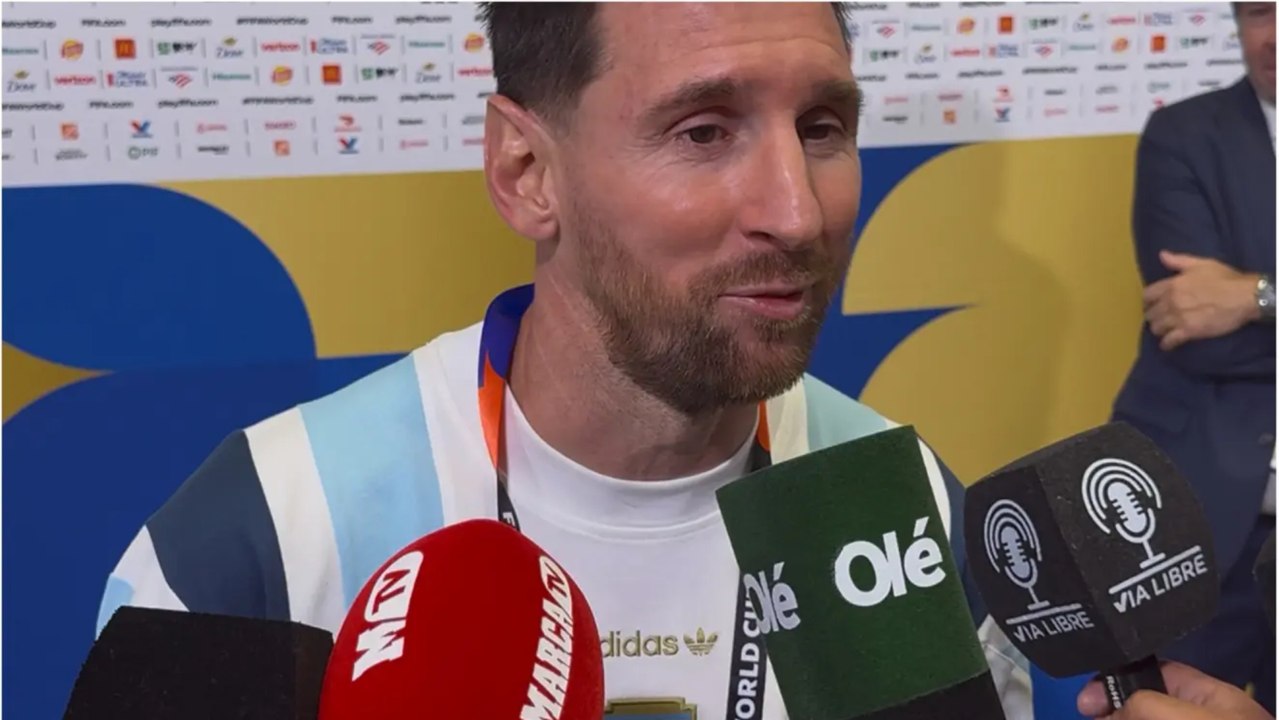 Messi: "Tuve la suerte de ganar todo y lo que venga ahora es un bonus"
