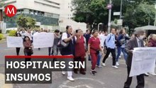 Médicos y trabajadores bloquean Tlalpan por falta de insumos en hospitales psiquiátricos