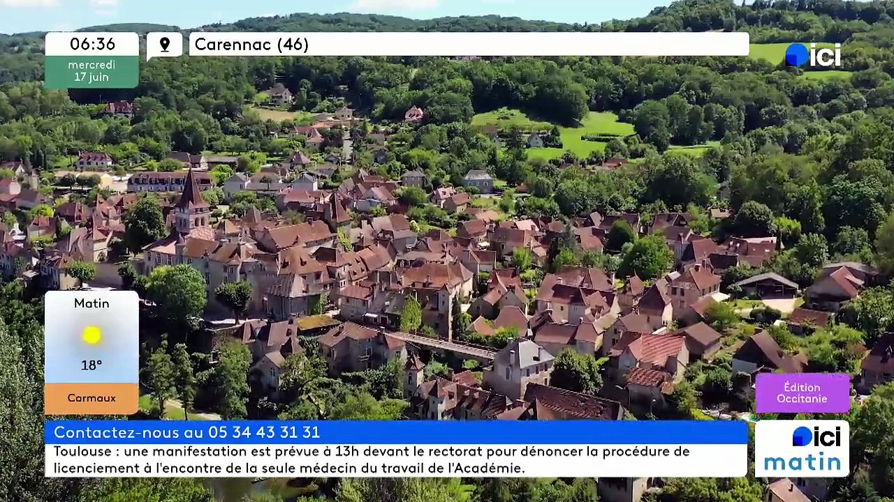 17/06/2026 - ici matin par ici Occitanie en vidéo