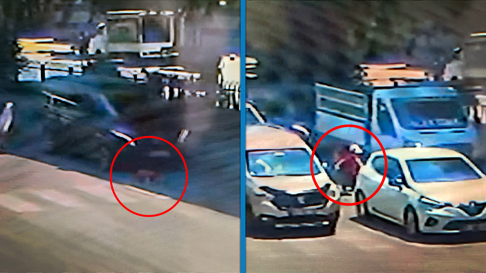 Yolun karşısına geçmeye çalışırken 2 aracın altında kalan 4 yaşındaki çocuk kurtarılamadı