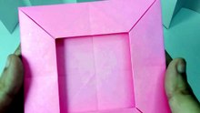 How to Make an Origami Photo Frame | Easy DIY Paper Craft