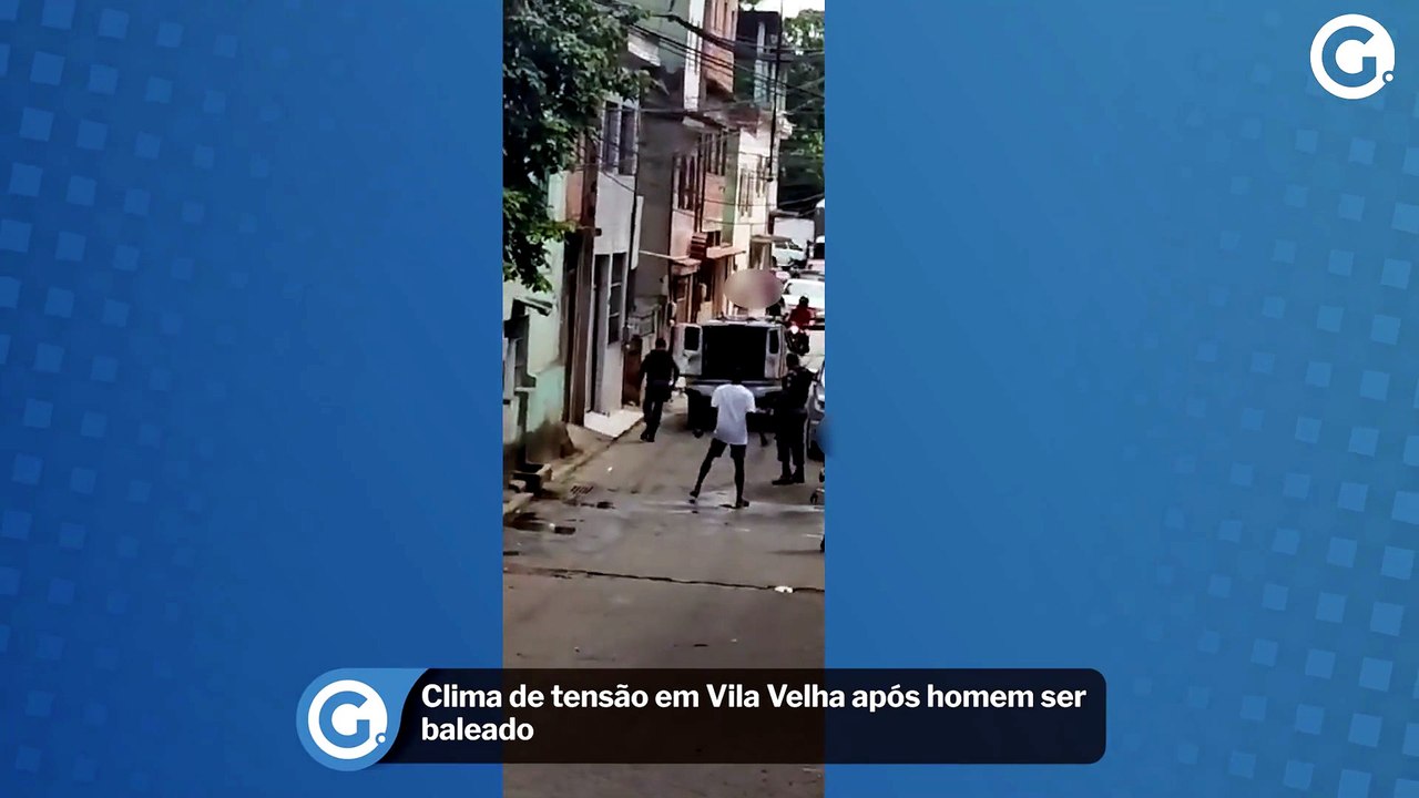 Clima de tensão em Vila Velha após homem ser baleado