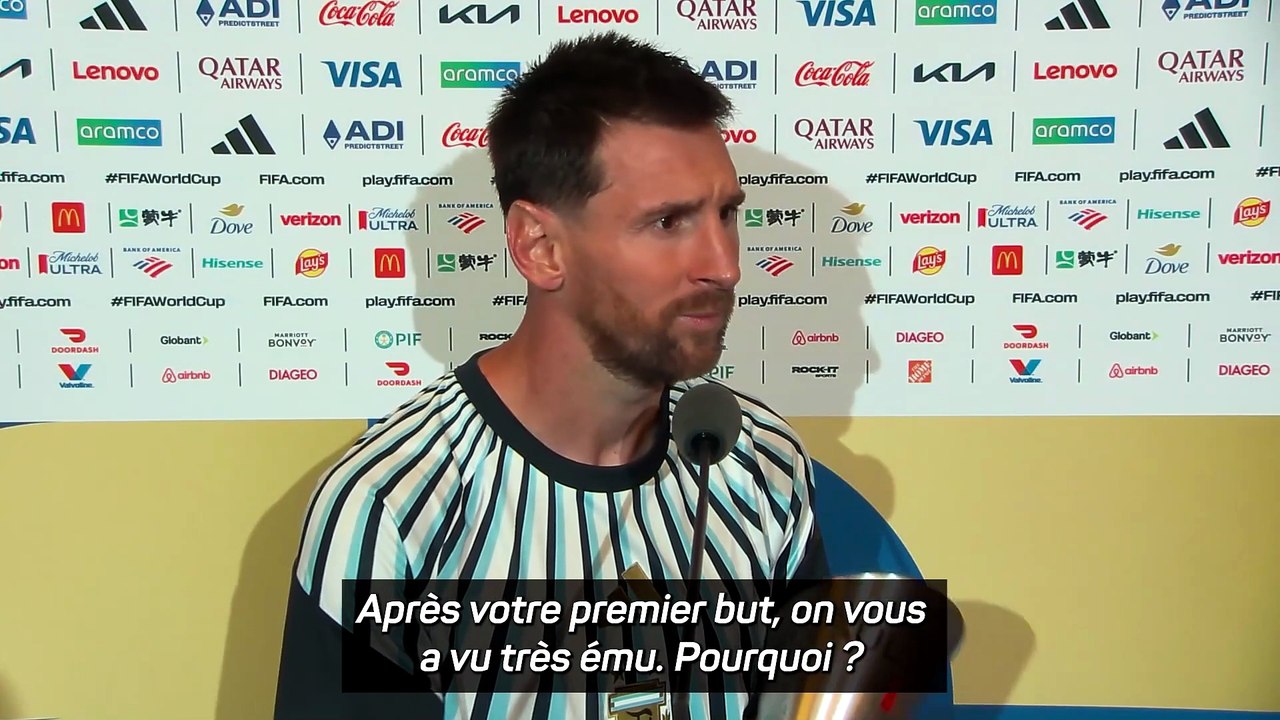 Messi explique ses larmes et évoque des jours difficiles