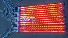 Twin Tubes Carbon Fiber Infrared Heating Lamps 400mm 415v 1000w for Industrial Drying Equipment Energy Saving Infrared Heater