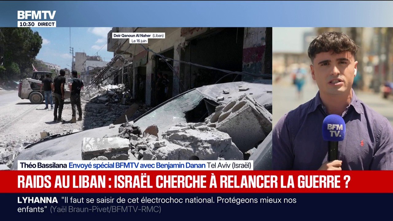Guerre au Moyen-Orient: Israël poursuit ses frappes dans le sud du Liban