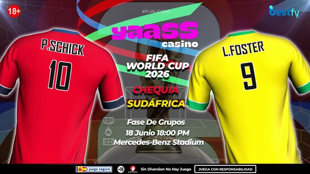 Las mejores cuotas del Chequia vs Sudafrica
