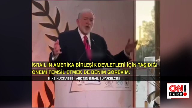 ABD Büyükelçisi Huckabee: İsrail olmadan bir Amerika var olamazdı