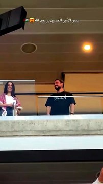 الأمير الحسين والأميرة رجوة في مدرجات كأس العالم 2026 لدعم منتخب الأردن خلال مواجهة النمسا