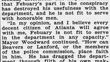 Tuesday, 27th May 1913 Chief James L. Beavers Reply to Mayor Woodward