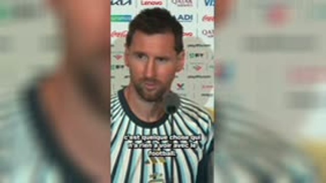 Argentine - Messi ému après son but : “Des jours compliqués”
