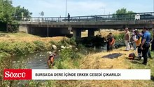 Bursa'da dere içinde erkek cesedi bulundu