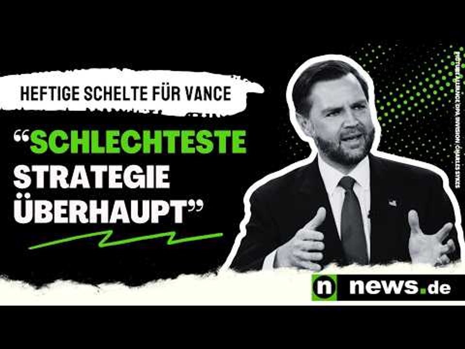 'Schlechteste Strategie überhaupt' - heftige Schelte für den US-Vizepräsidenten