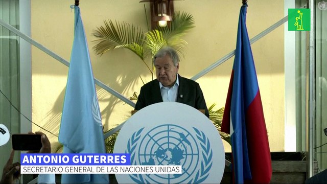 Secretario general de la ONU pide perdón a víctimas de bandas armadas en Haití