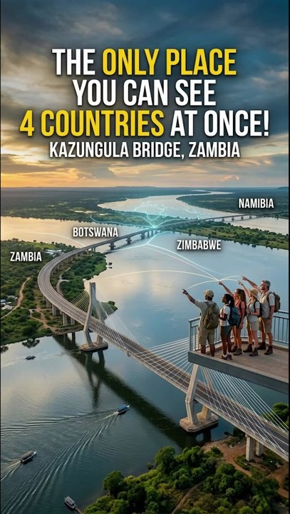 The Only bridge in the World Where You Can See 4 Countries at Once!
