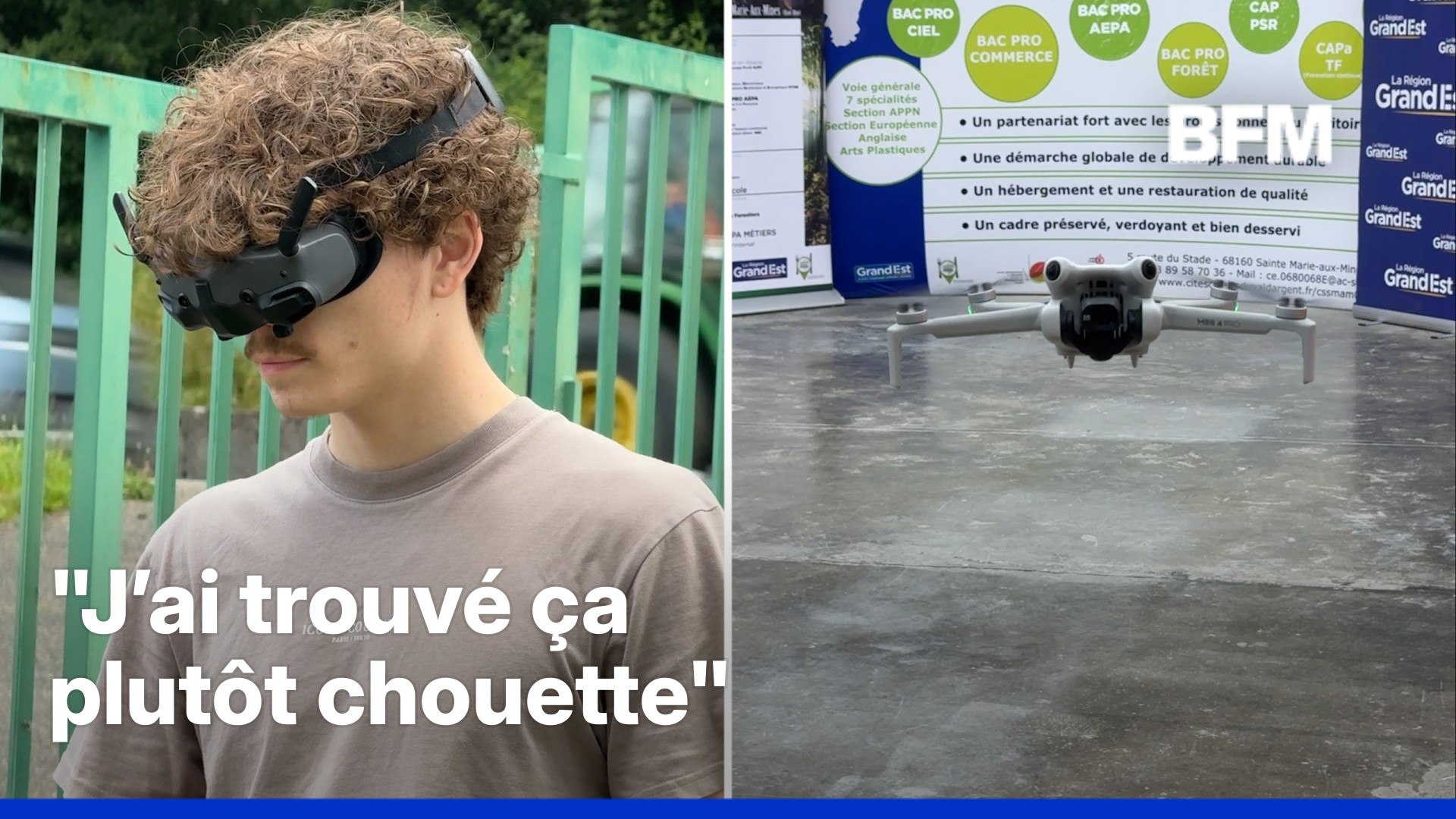 ⁣Alsace: des lycéens préparent pour la première fois un bac pro