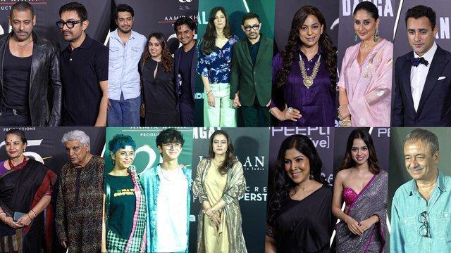 Aamir Khan, Salman Khan, Rekha, Kareena Kapoor, Kajol, Juhi Chawla, Raju Hirani, Javed Akhtar & More - 25 Years Of Aamir Khan Productions Trend 2027