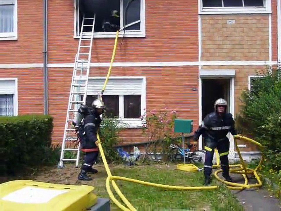 Intervention des pompiers de Cambrai