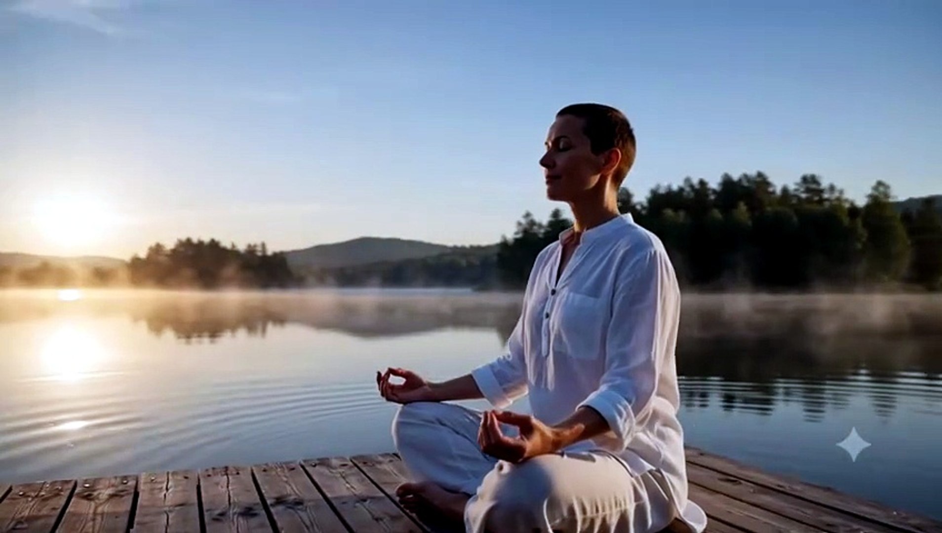 ⁣Peaceful Lake Meditation  Relaxing Nature Sounds & Calming Music