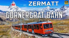 Gornergrat Railway Zermatt 🇨🇭 | UP | Most Scenic Ride In Switzerland 2025 4K 60 FPS
