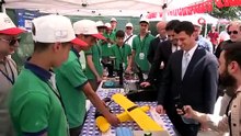 Meslek lisesi öğrencilerinin yaptığı ürünler görücüye çıktı