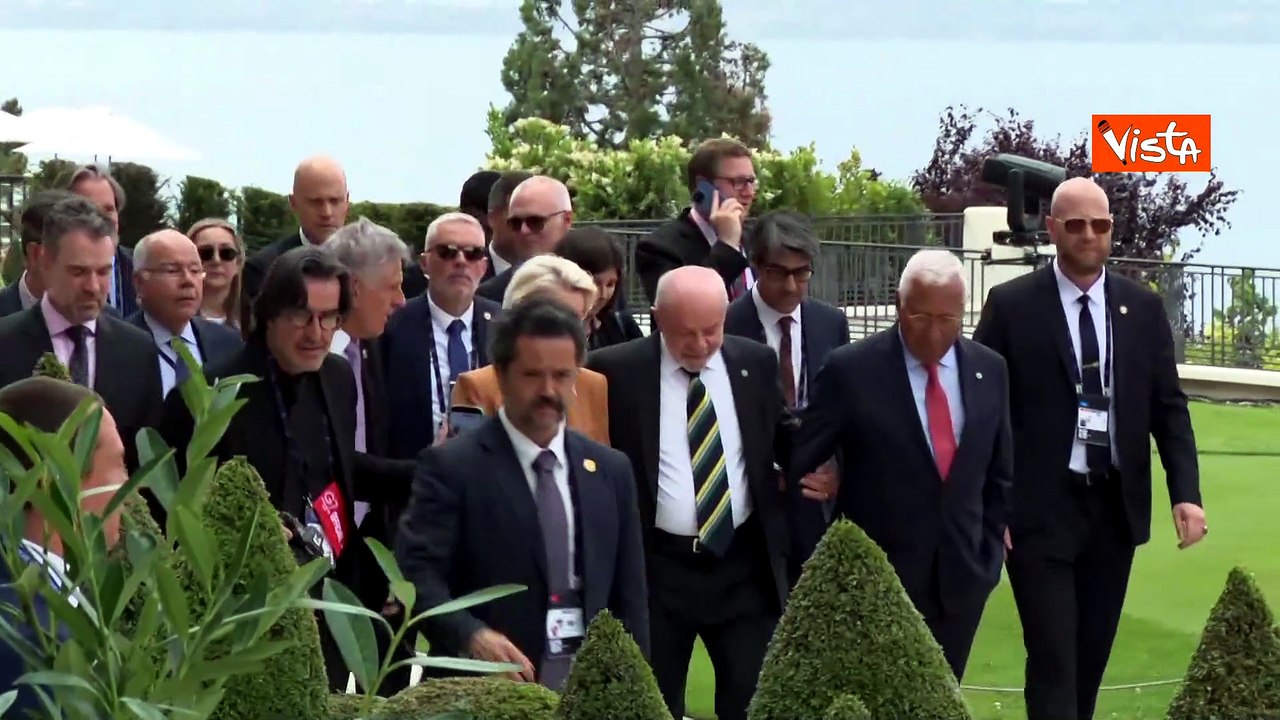 I leader Ue von der Leyen e Costa incontrano Presidente brasiliano Lula al G7 per un bilaterale