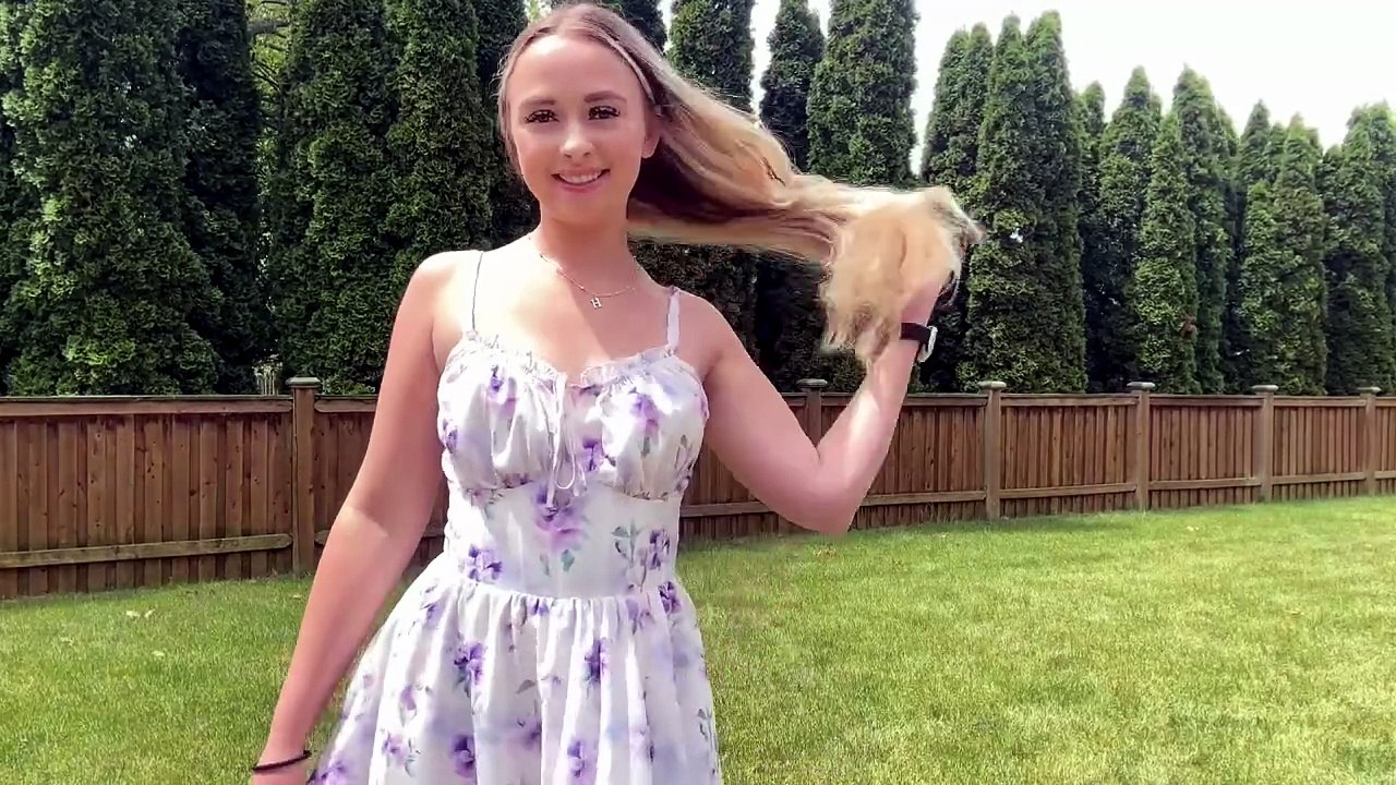 Long Floral dress with pockets