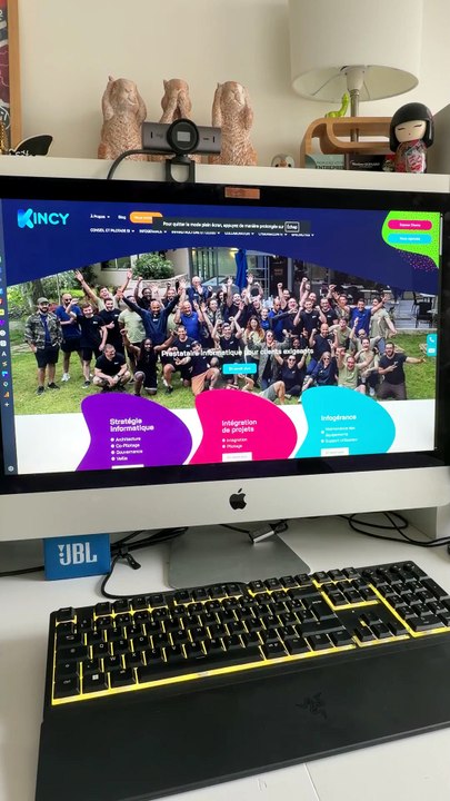 Présentation du site web & SEO Kincy - Devsource