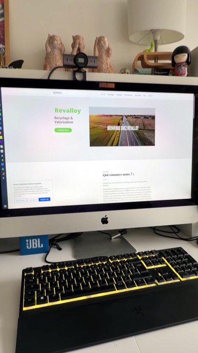Présentation du site web Revalloy  - Devsource