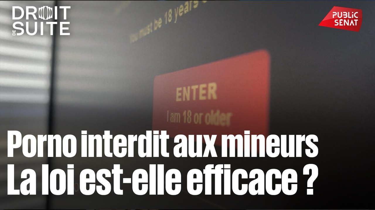 Droit de suite - Porno interdit aux mineurs : la loi est-elle efficace ?