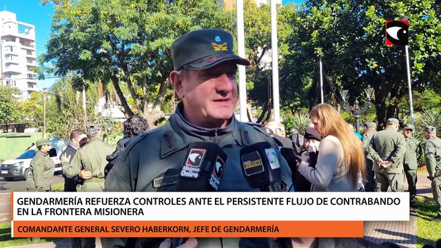 Gendarmería refuerza controles ante el persistente flujo de contrabando en la frontera misionera