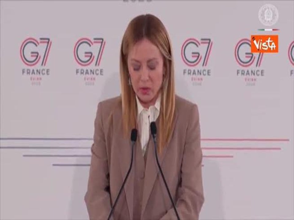 Meloni al G7: Fatto un ottimo lavoro in un momento complesso dello scenario internazionale