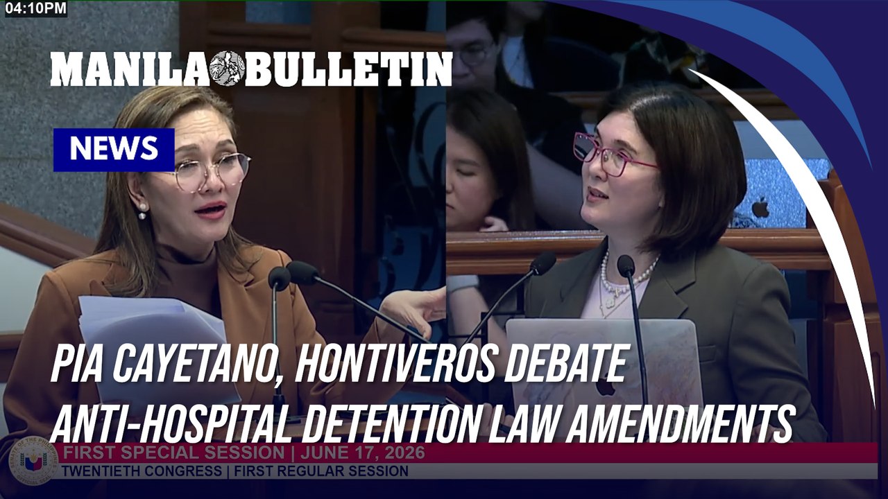 Pia Cayetano, Hontiveros debate Anti-Hospital Detention Law amendments