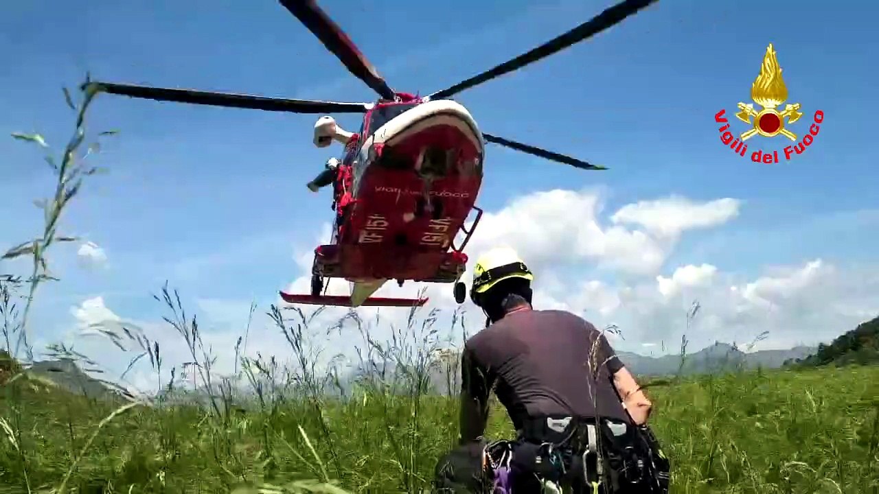 Lecco, Maina e Kaya sono salve: le hanno recuperare i vigili del fuoco