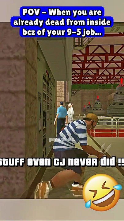 GTA San Andreas Funny Moment – BRO is ready for STARTUP.EXE ...😂💀🔥🤣⚡️(Part 436) - #gtag #cj #funny #gtaindia #gtarp