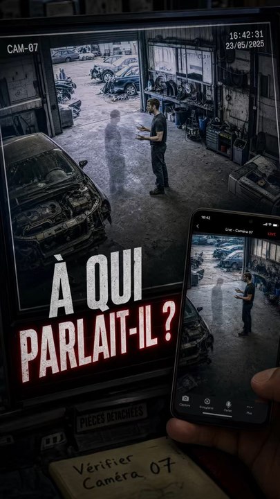 😨 Un employé de casse automobile affirme avoir discuté avec un homme présent sur le site…