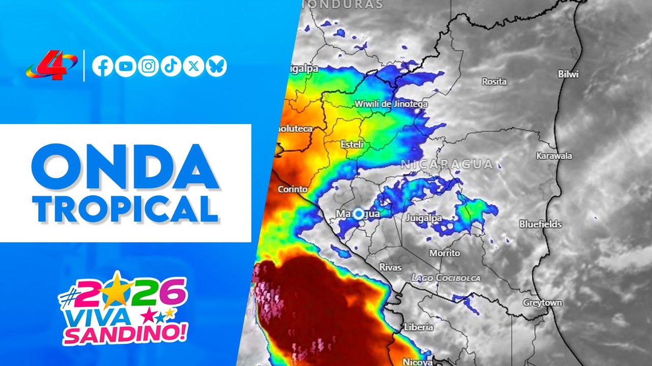 🌧️ INETER alerta: Onda tropical y baja presión generarán lluvias en Nicaragua