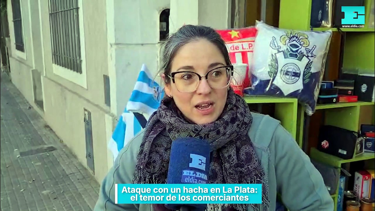 Ataque con un hacha en La Plata