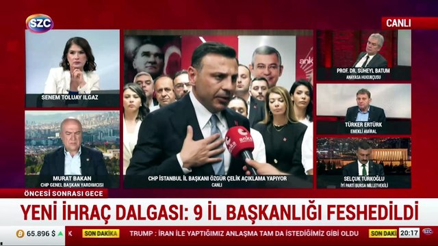 CHP İstanbul İl Başkanı Özgür Çelik: CHP birinci parti olunca mı şaibe aklınıza geldi?
