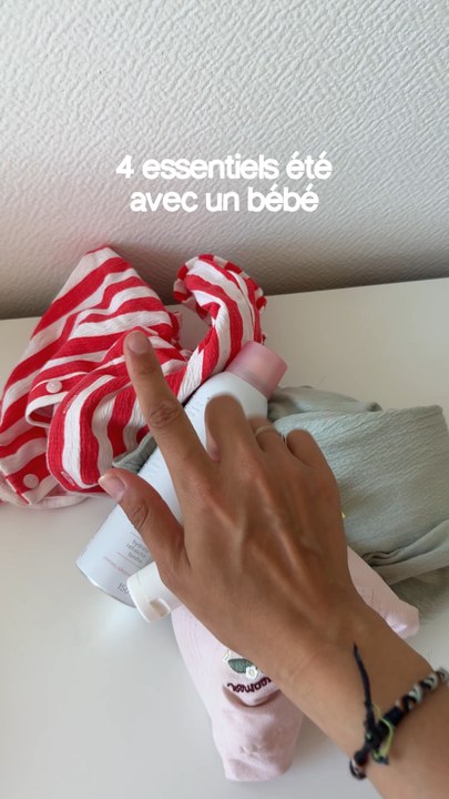 4 essentiels pour les fortes chaleurs avec un bébé