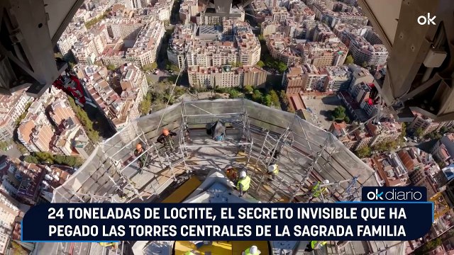 24 toneladas de Loctite, el secreto invisible que ha pegado las torres centrales de la Sagrada Familia